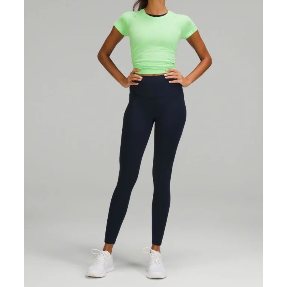 Lululemon Base Pace High-Rise Running Tight 28" Black Size 4 Nulux Leggings